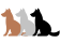 LOGO CANIL 3 HUSKYS